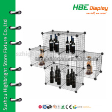 8 shelf display shelf wire storage cube mesh cage panel